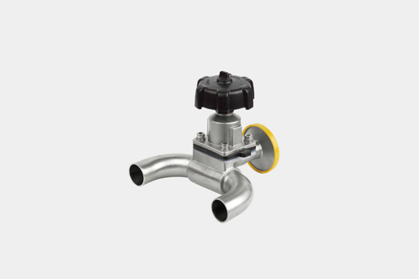 u-type three-way diaphragm valve