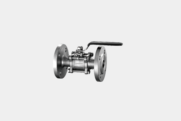 3PC type ball valve with lflange WCB、304、316