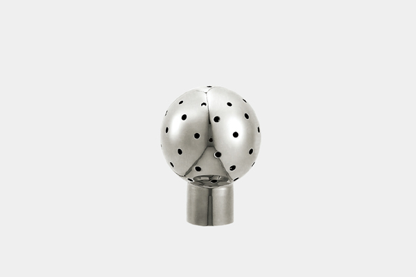 sanitation grade fixed type spray cleaning ball